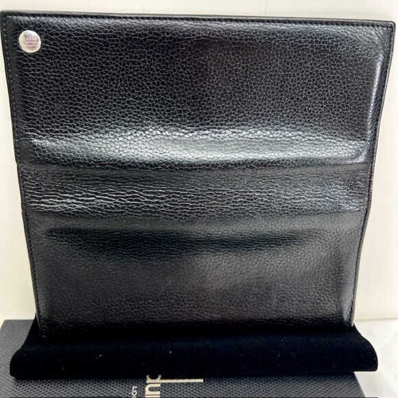 New With Box Dunhill London Black Leather  Bifold Money Credit Card Wallet (62) - Picture 7 of 8